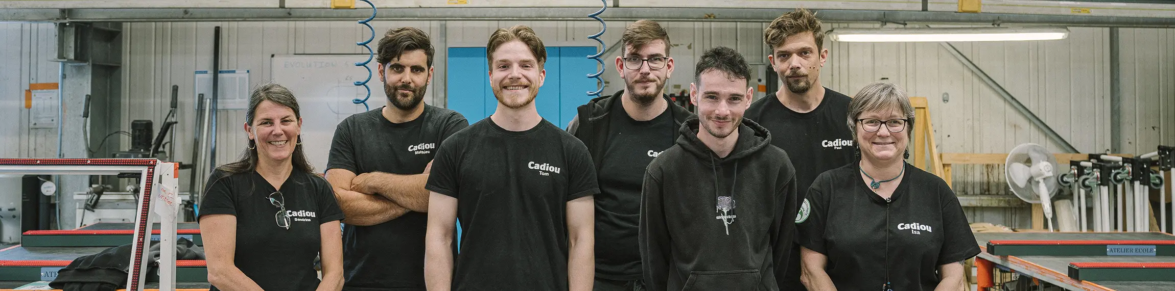 Les menuisiers de l'atelier