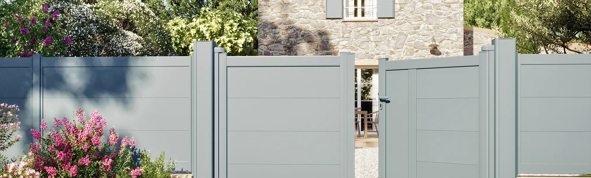 Portail aluminium karana kostum