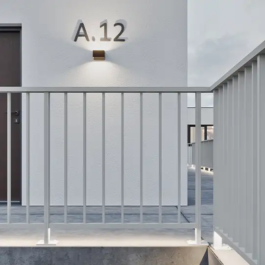 Image Garde-corps barreaudé axé Barok